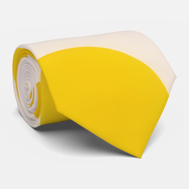 Sunny Yellow Dots Neck Tie (Rolled)