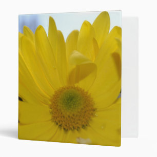 Sunny Yellow Flower Binder