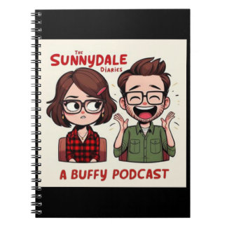 Sunnydale Diaries Podcast Logo Notebook