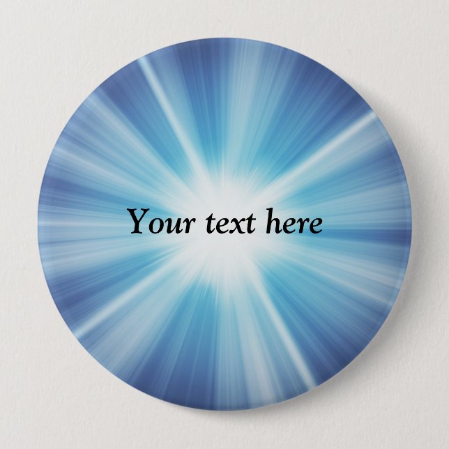  Sunray pattern TEMPLATE 4 Inch Round Button (Front)