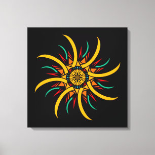 sunrays canvas print