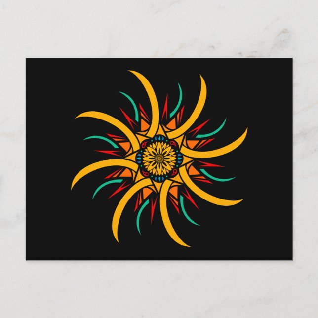 sunrays postcard (Front)