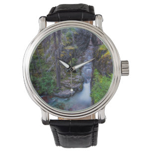 Sunrift Gorge In Glacier National Park, Montana Watch