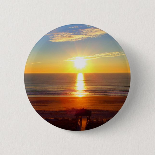 Sunrise 2 Inch Round Button (Front)