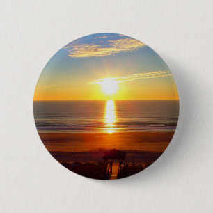 Sunrise 2 Inch Round Button