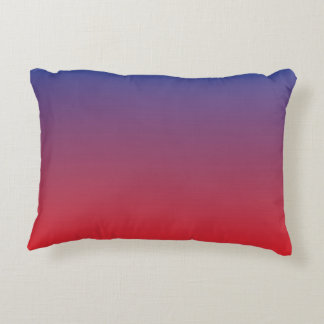 Sunrise 2 (red blue gradient) accent pillow