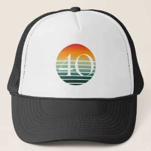 Sunrise 40 Birthday Trucker Hat