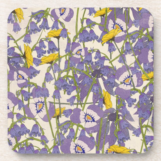 Sunrise among the flowers coaster (Front)