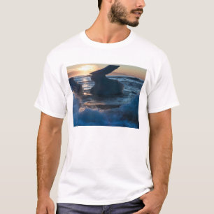 Sunrise and iceberg formation on the beach T-Shirt