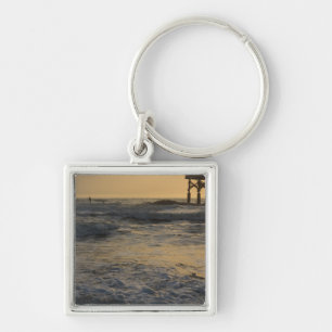 Sunrise and Paddleboarding Keychain