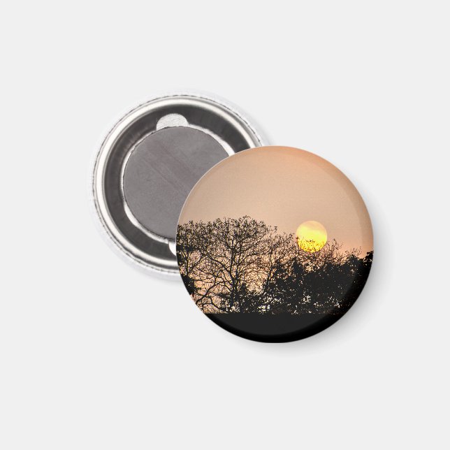 Sunrise Angkor Wat Cambodia Magnet (Front/Back)