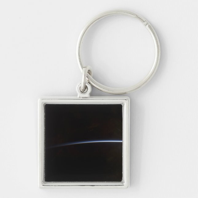 Sunrise as viewed in space keychain (Front)