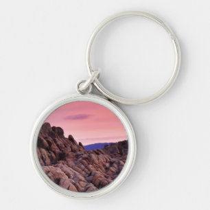 Sunrise at Alabama Hills Keychain