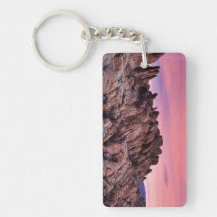 Sunrise at Alabama Hills Keychain