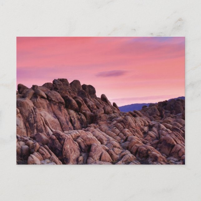 Sunrise at Alabama Hills Postcard (Front)