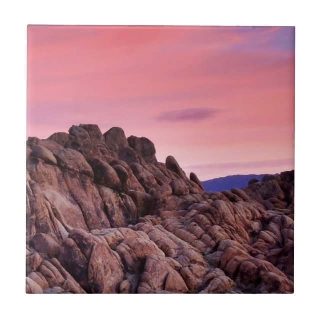 Sunrise at Alabama Hills Tile (Front)