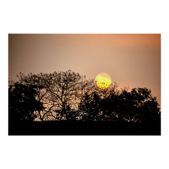 Sunrise at Angkor Wat Cambodia – Art Print Poster (Front)