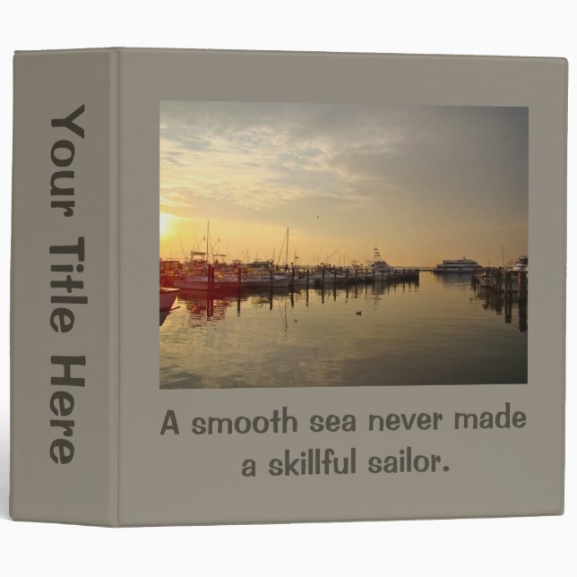 Sunrise at Atlantic Highlands New Jersey Binder (Front/Spine)