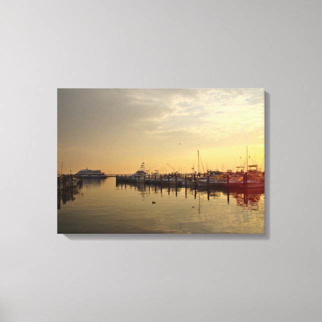 Sunrise at Atlantic Highlands NJ Canvas Print (Front)