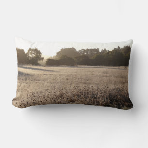 Sunrise at Bear Valley Trailhead Landscape Lumbar Pillow