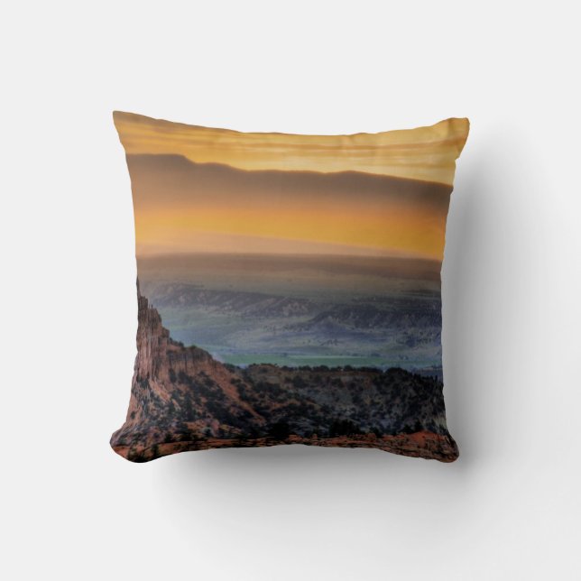 Sunrise at Bryce Canyon Throw Pillow (Front)