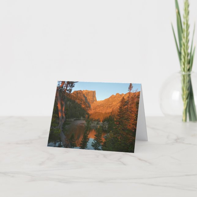 Sunrise at Dream Lake II Card (Front)