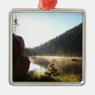 Sunrise at Dream Lake Metal Ornament