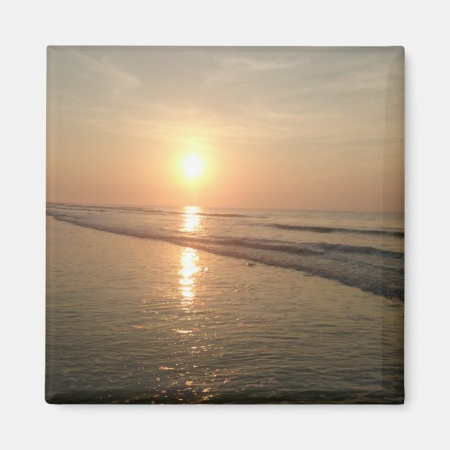 Sunrise at Folly Beach Magnet (Front)