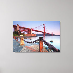 Sunrise At Fort Point Canvas Print