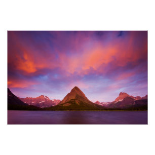 Sunrise at Glacier Poster