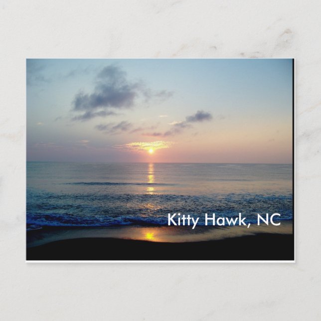 Sunrise At Kitty Hawk Postcard (Front)