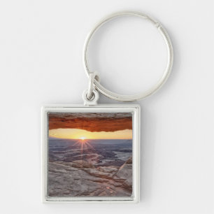 Sunrise at Mesa Arch, Canyonlands National Park Keychain