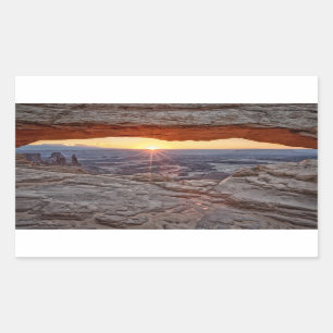 Sunrise at Mesa Arch, Canyonlands National Park Sticker