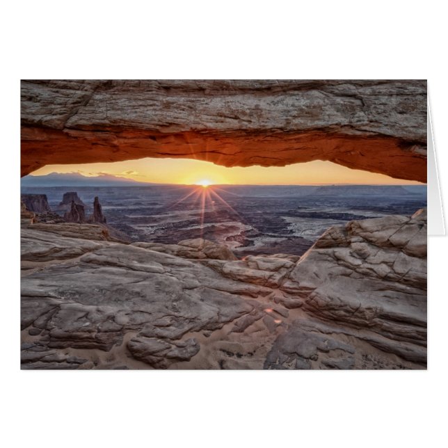 Sunrise at Mesa Arch, parc national canyonien (Devant horizontal)