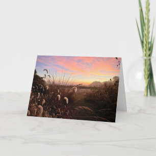 Sunrise at Midewin National Tallgrass Prairie Card