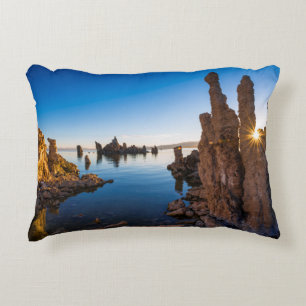 Sunrise at Mono lake, California Decorative Pillow
