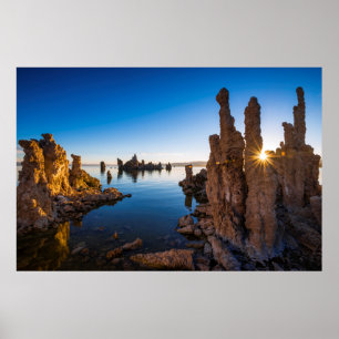 Sunrise at Mono lake, California Poster