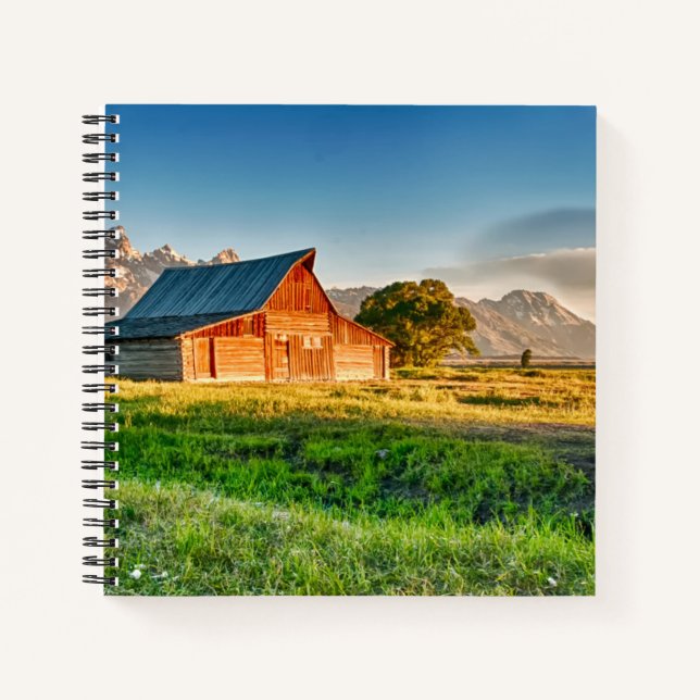 Sunrise at Moulton Barn Notebook (Front)