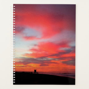 Sunrise at Newport Beach, California Planner