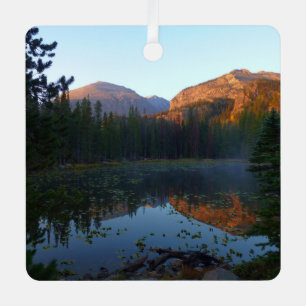 Sunrise at Nymph Lake II Metal Ornament