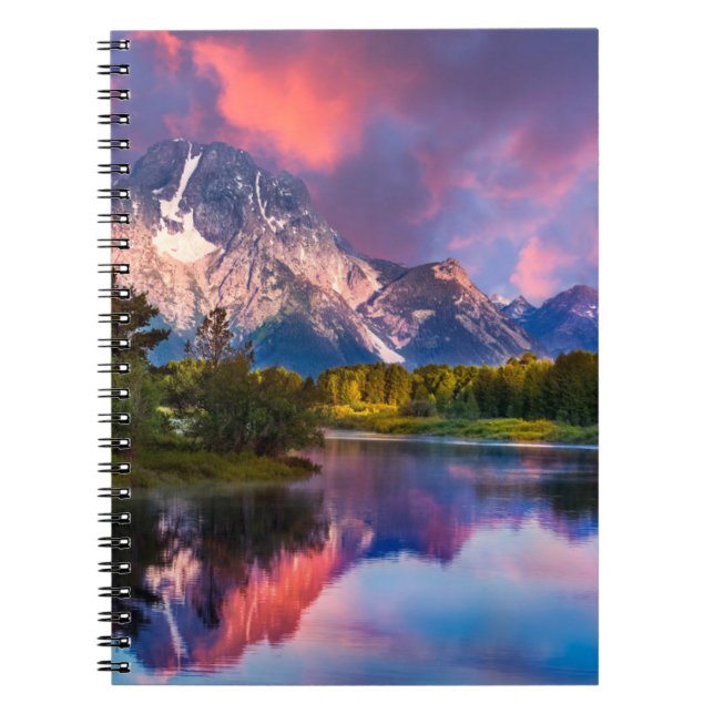 Sunrise at Oxbow Bend Notebook (Front)