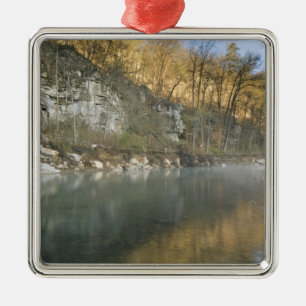 Sunrise at Roark Bluff, Steel Creek access, Metal Ornament