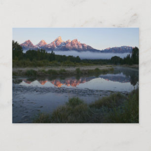 Sunrise at Schwabacker Landing at Grand Teton Postcard