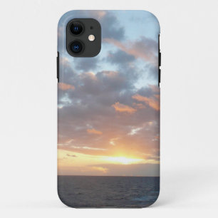 Sunrise at Sea I Pastel Seascape iPhone 11 Case