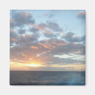 Sunrise at Sea I Pastel Seascape Magnet