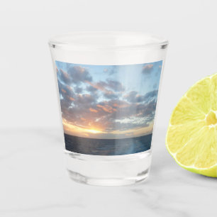 Sunrise at Sea I Pastel Seascape Shot Glass