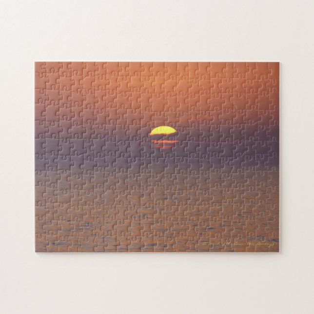 Sunrise at Sea Jigsaw Puzzle (Horizontal)