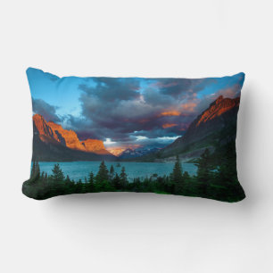 SunRise at St. Mary Lake Lumbar Pillow