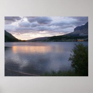 Sunrise at Swiftcurrent Lake I Poster