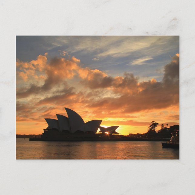 Sunrise at Sydney Opera House Postcard (Front)